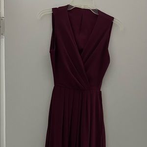 Burgandy Long Formal Dress